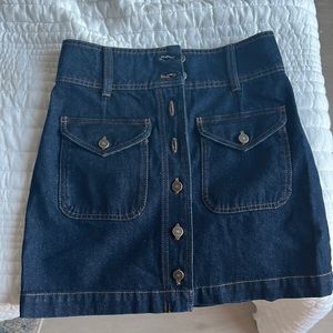 Sezane Bettie Denim Skirt size 38/4